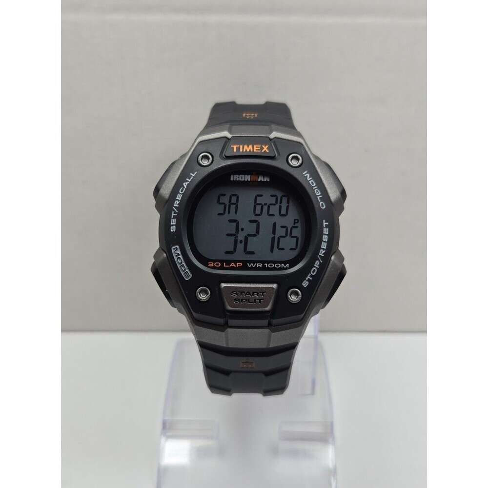 Timex Ironman Classic 30 Watch 44mm Indiglo WR100M New Battery Quartz T5K821 Men